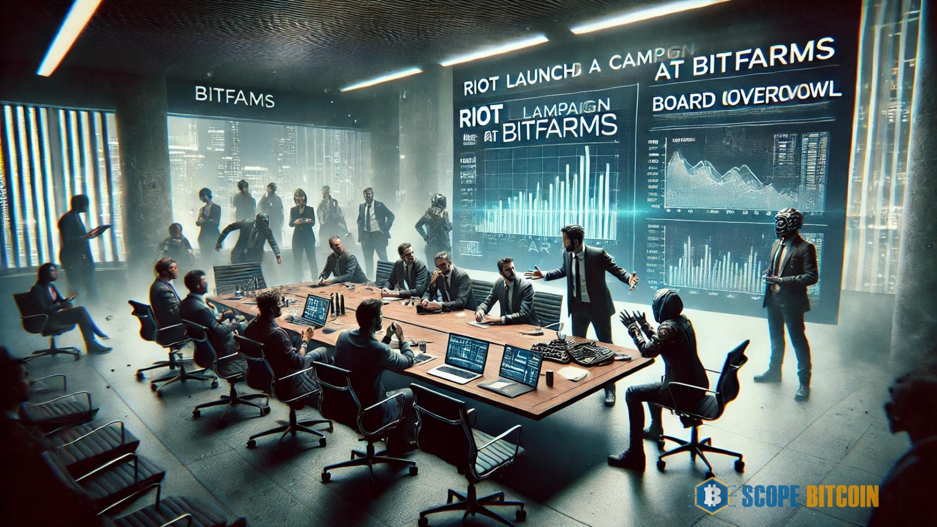 Riot Platforms' Website Promotes Bitfarms Board Reorganizing