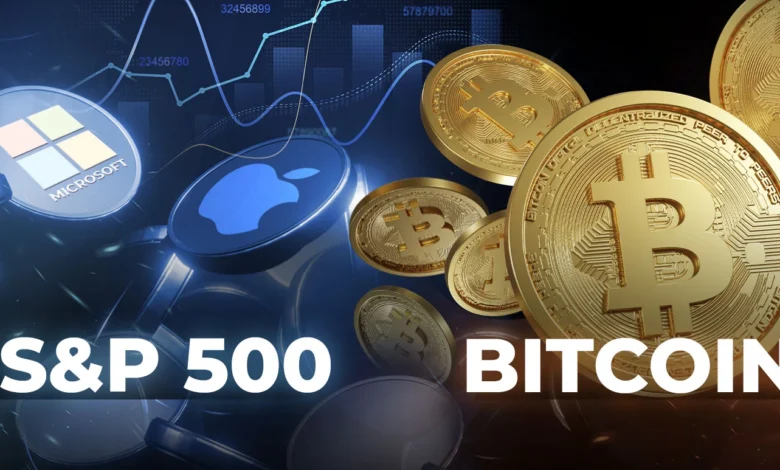 Bitcoin Drops Below $108K as S&P 500 Surges in 2025 Markets