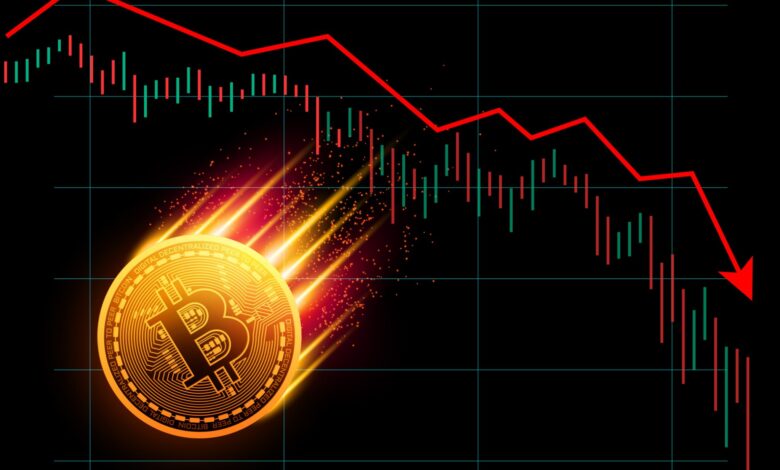 Bitcoin price drop today
