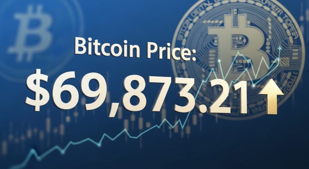 Bitcoin Price Near $70K