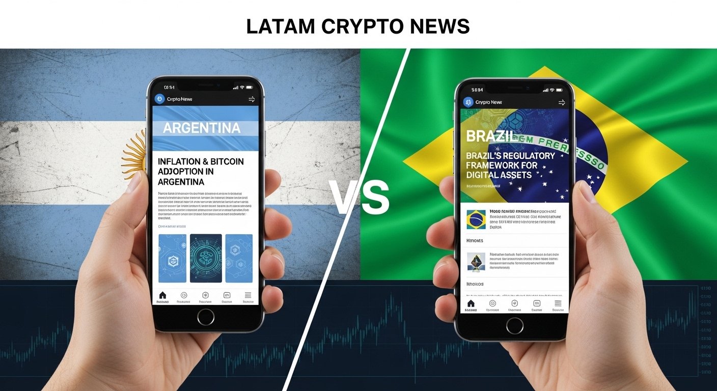 Comparing Argentina and Brazil in LATAM Crypto News