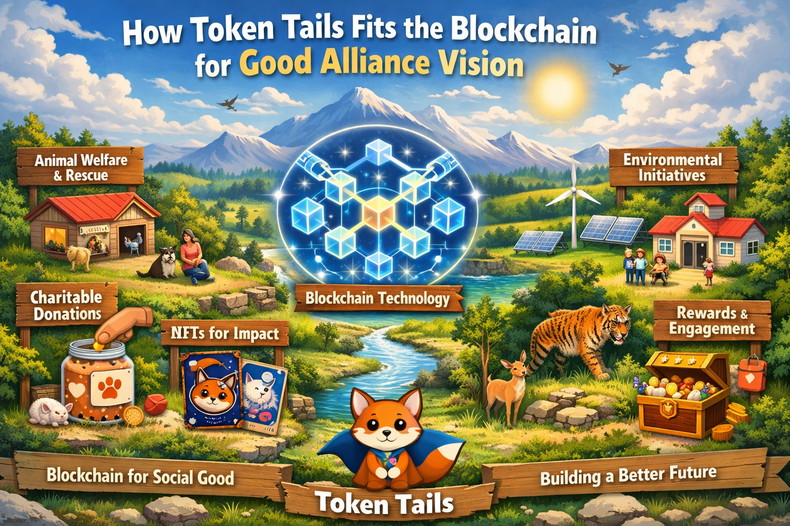 How Token Tails Fits the Blockchain for Good Alliance Vision