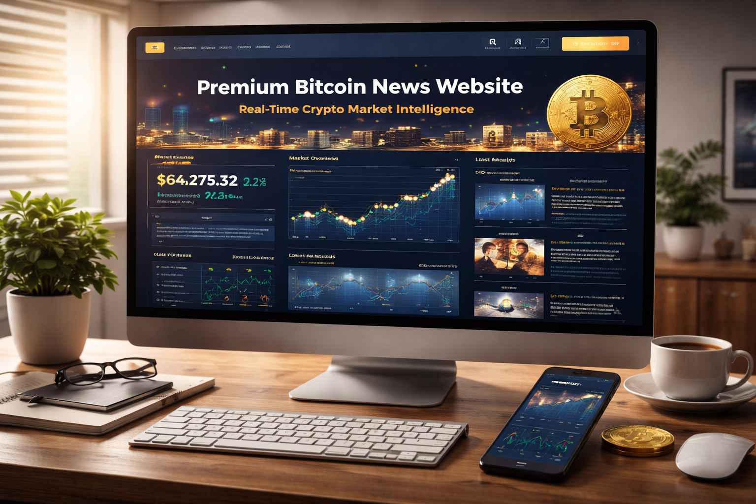 Premium Bitcoin News Website Trusted Real-Time Crypto Market