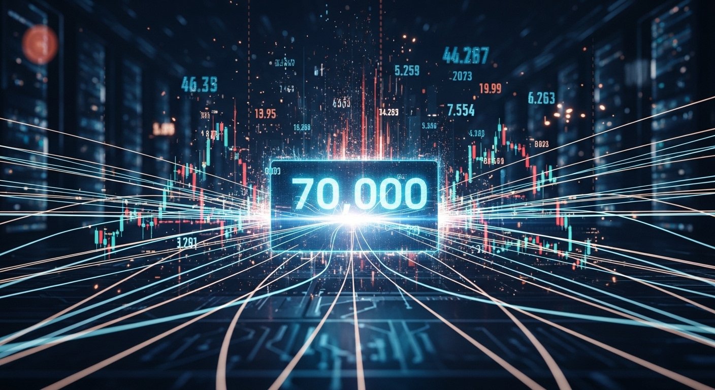 Technical dynamics around the $70,000 level
