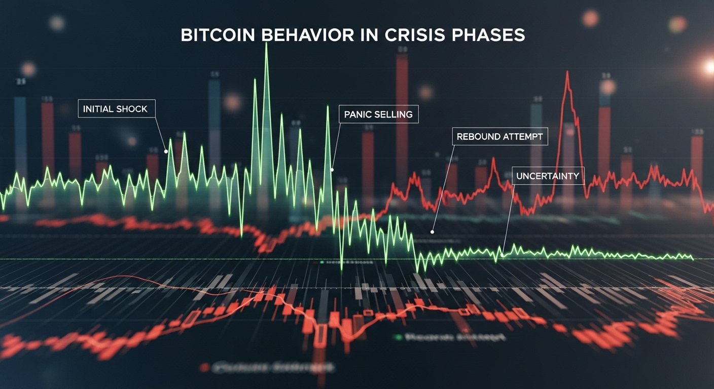 How Bitcoin Typically Behaves in Crisis Phases