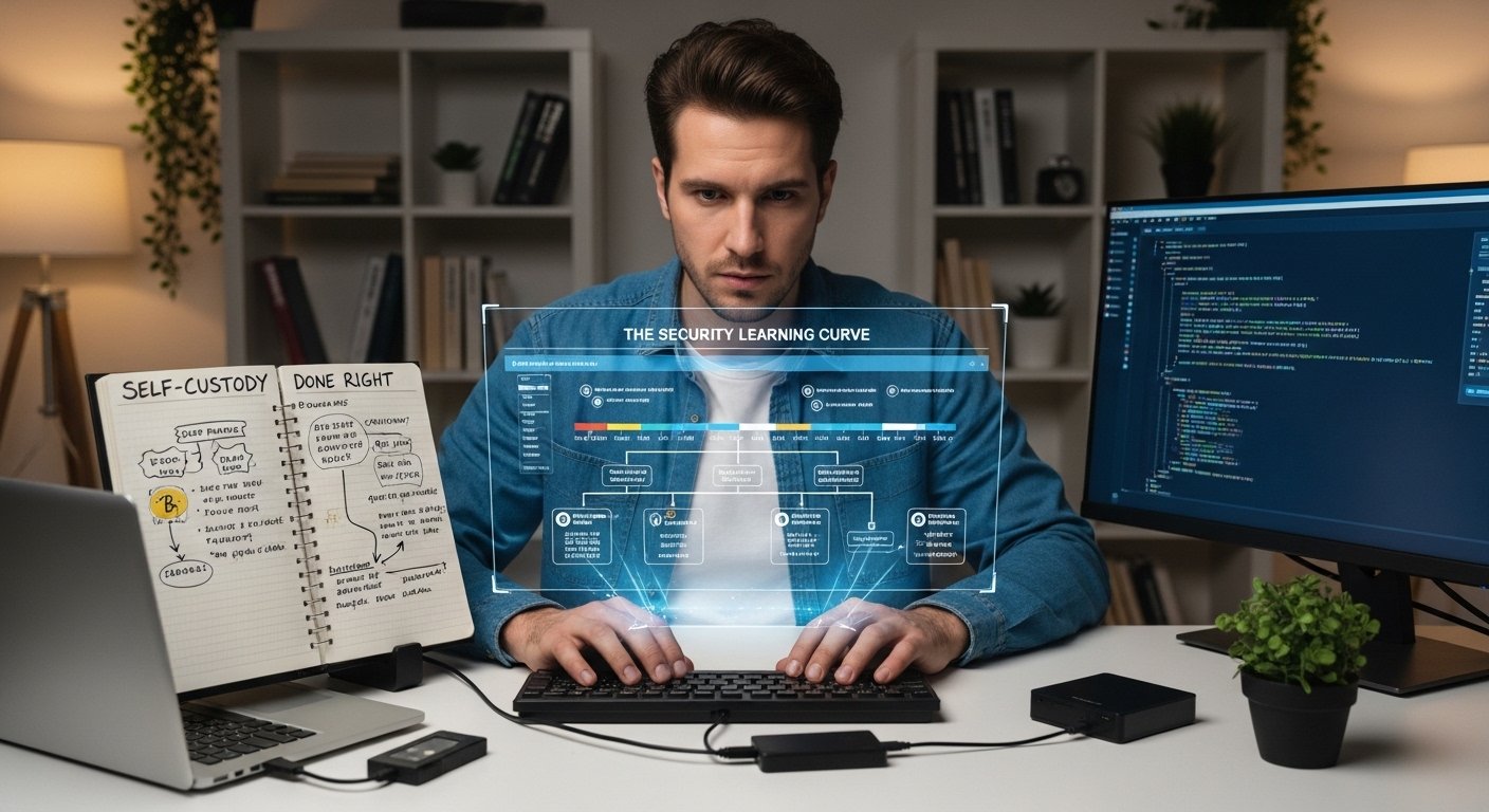 The Security Learning Curve Self-Custody Done Right